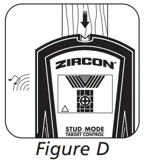 ZIRCON SuperScan H1 Advanced Stud Finder - Figure D