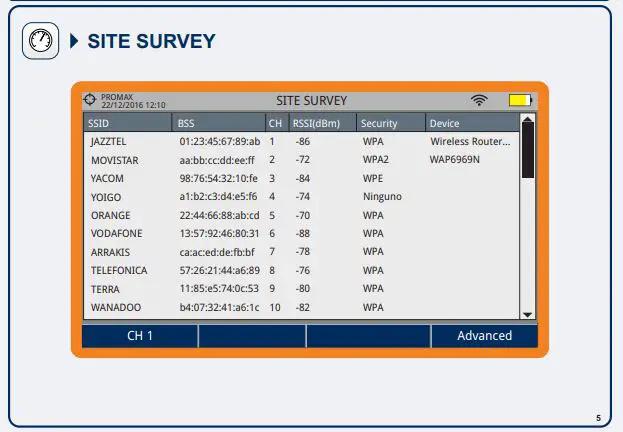 PROMAX Ranger Neo+ Multifunction TV Signal and Spectrum Analyzer fig11