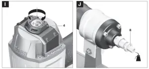 BOSCH GSK 64 Pneumatic Angled Brad Finish Nailer - 8