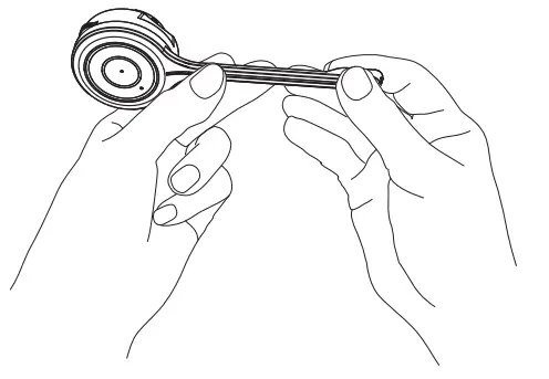 JPL Element-BT500D Bluetooth Headset - Positioning 1