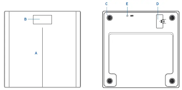 ETEKCITY EB9380H Series Digital Body Weight Scale fig 1