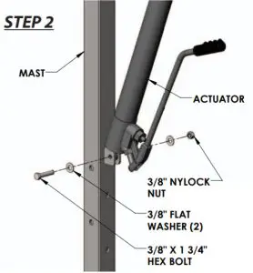 Aqua Creek F EZPL2 02 EZ 2 Pool Lift - Assembly Instructions 2