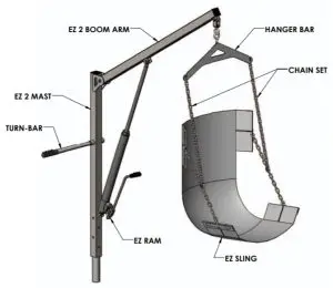Aqua Creek F EZPL2 02 EZ 2 Pool Lift - EZ 2 Components
