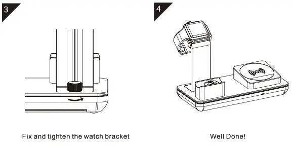 Yfw Technology YFWW006 3 in 1 Wireless Charging Stand - fig3