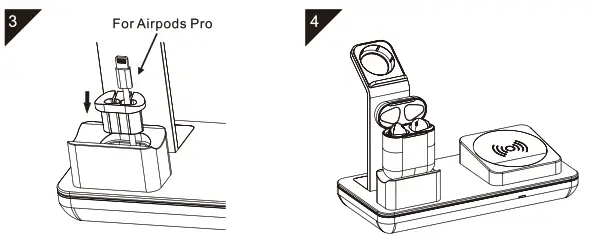 Yfw Technology YFWW006 3 in 1 Wireless Charging Stand - fig5