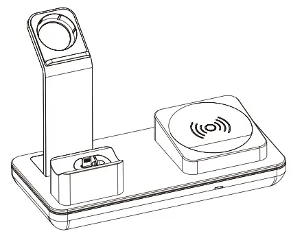 Yfw Technology YFWW006 3 in 1 Wireless Charging Stand