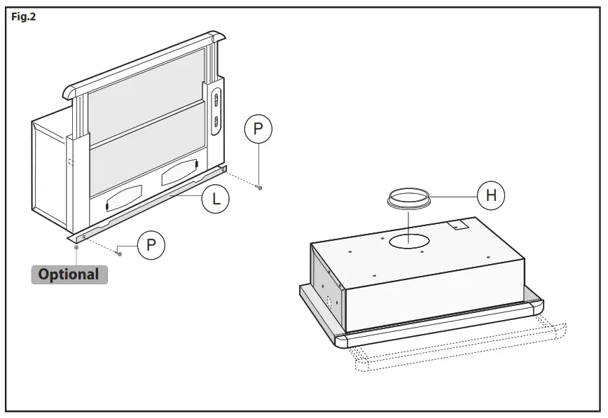 CANDY CBT625 1X Cooker Hood - fig 1