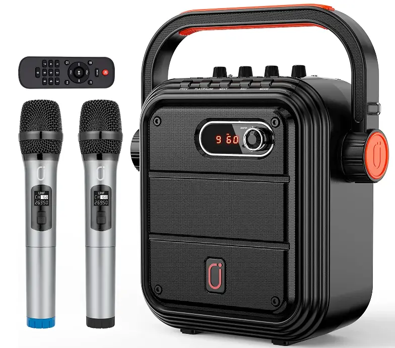 JYX Karaoke Machine with Two Wireless Microphones-PRODUCT