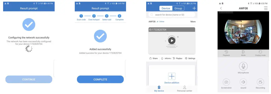 ALC AWF08 SightHD Lite Indoor Panoramic WiFi Camera- Live video
