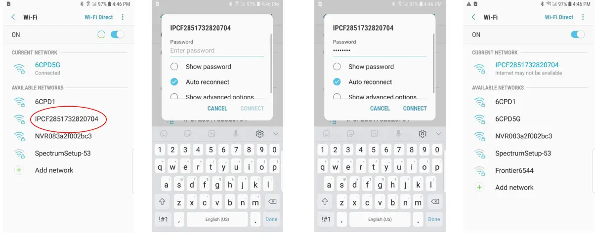 ALC AWF08 SightHD Lite Indoor Panoramic WiFi Camera- default password
