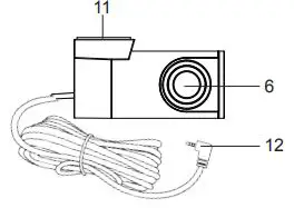 Uniden DASH VIEW 30R Vehicle Recorder - Rear Camera 1