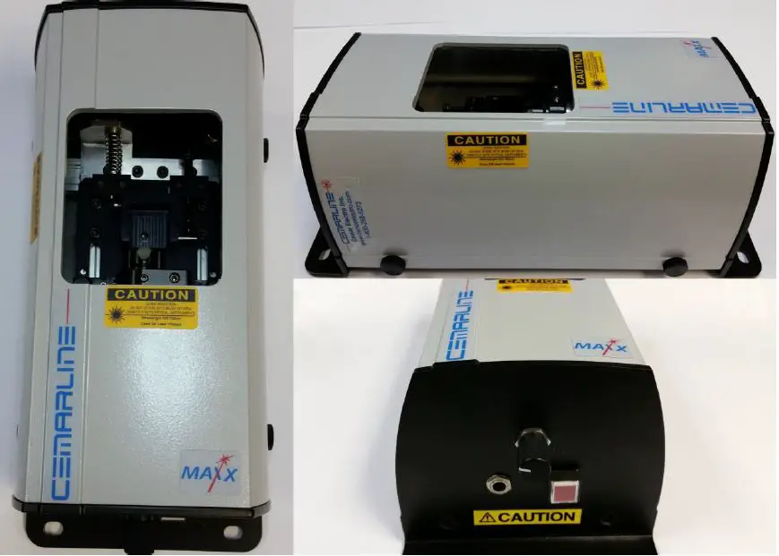 Safety labels as displayed on MAXX-606 607 unit