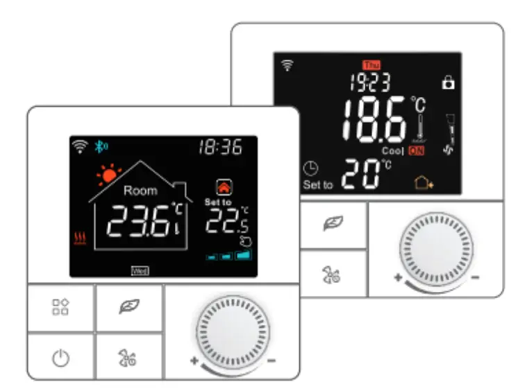 BEOK TR8B Series Week-Programme Handwheel Thermostat with Color LCD Screen pro