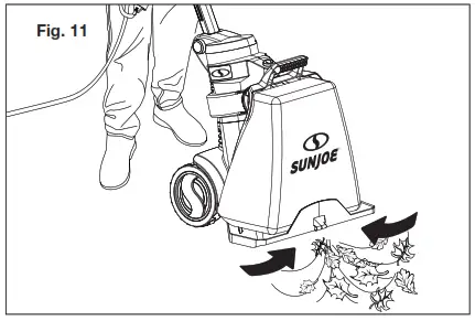 SUNJOE Outdoor Electric Vacuum Blower - 1000