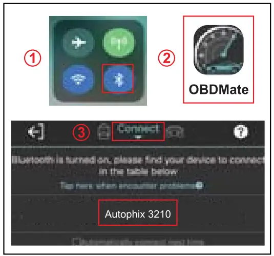 AUTOPHIX 3210 Bluetooth OBD2 Scanner Enhanced Universal Car Diagnostic Scanner - app 2
