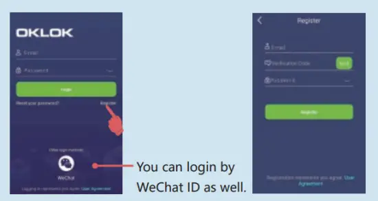 OKLOK BIRD1 B1 Helmet Lock Mount - Register