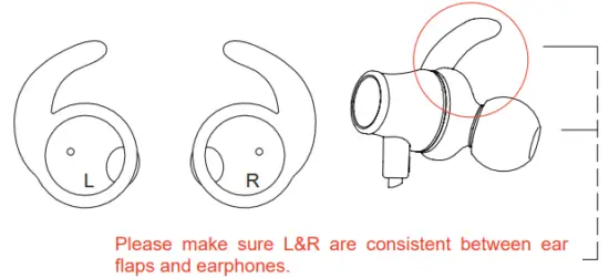 LITOSSA MF BHD03 Flex S2 Wireless Neckband Headphones - right size