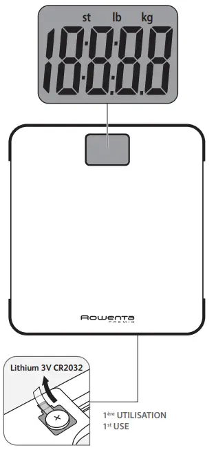 ROWENTA BS12xx Premio Digital Scale-fig1