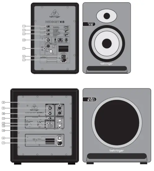 behringer K5 K6 K8 K10S Monitor Speakers - Fig3