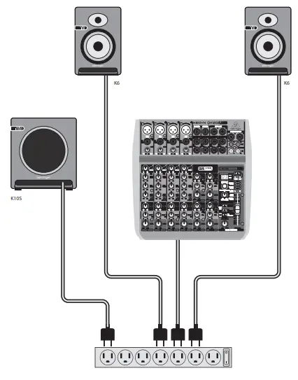 behringer K5 K6 K8 K10S Monitor Speakers - Fig5