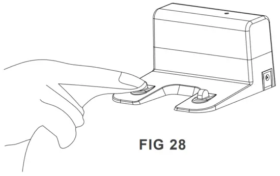 Maintenance - Charging dock pins, Down view sensor, Drive & universal wheel