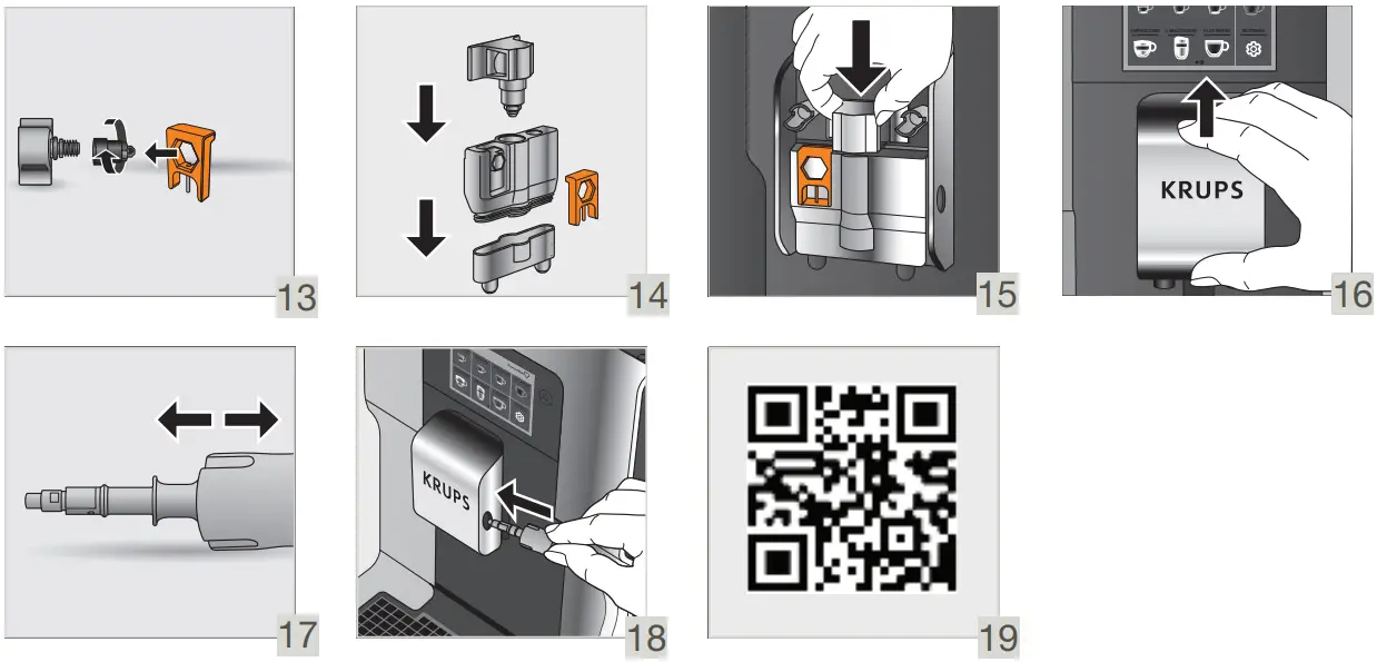 KRUPS EA873 Semi Automatic Espresso Machine - CLEANING 2