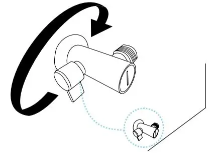 OVE Smart Toilet Instruction Manual - Connect the water inlet fitting to the water supply