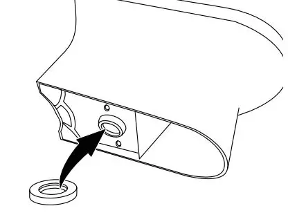 OVE Smart Toilet Instruction Manual - Insert the ring gasket under the toilet