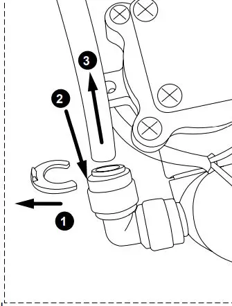 OVE Smart Toilet Instruction Manual - To unplug the water tube