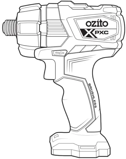 ozito PXBIS 320 Power X Change 18V Brushless Impact driver