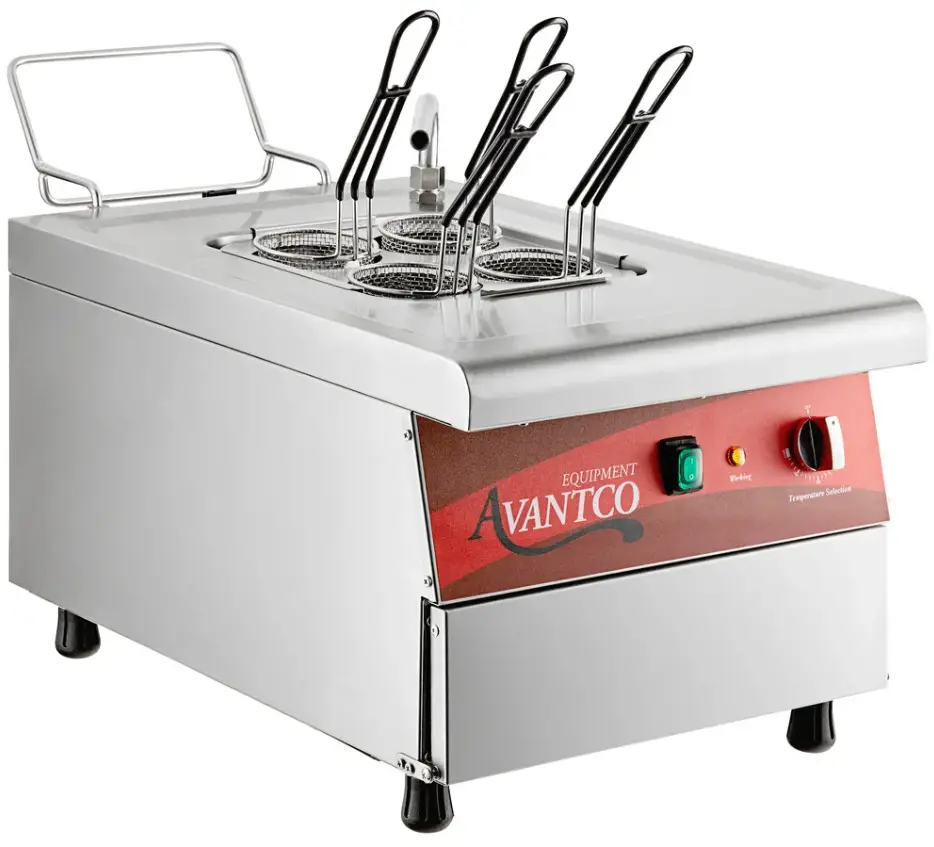 Avantco Equipment 177PC201 Electric Countertop Pasta Cooker-PROD
