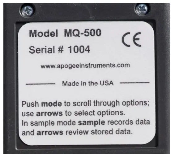 apogee MQ 500 Quantum Meter - fig