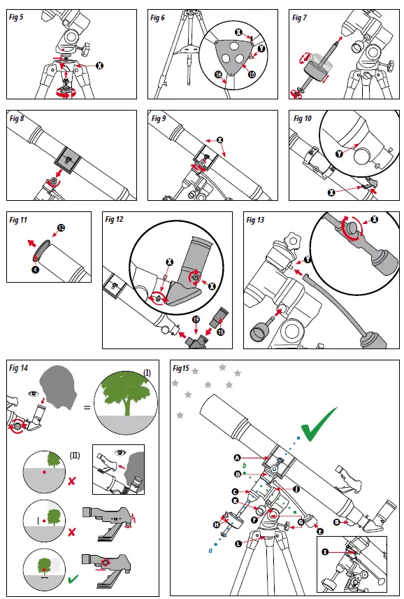 BRESSER 9621801 Space Explorer 90-900 EQ Refracting Telescope fig 2
