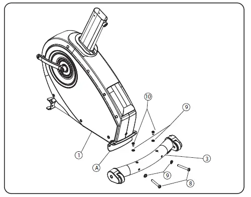 Lifespan C3-DT3 Standing Disk Bike and Console