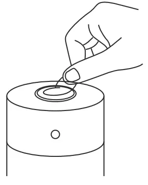 Gingko Smart Diffuser LaGingko Smart Diffuser Lamp the SmarTouch Control Buttonmp thePeel off the protective