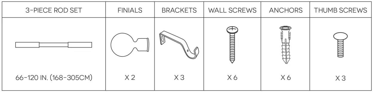 Napoleon-66-120-INCHES-CURTAIN-ROD-FIG1
