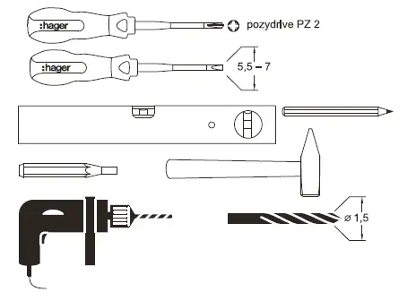 hager VE106U 6 Module Insulated IP55 Enclosure-1