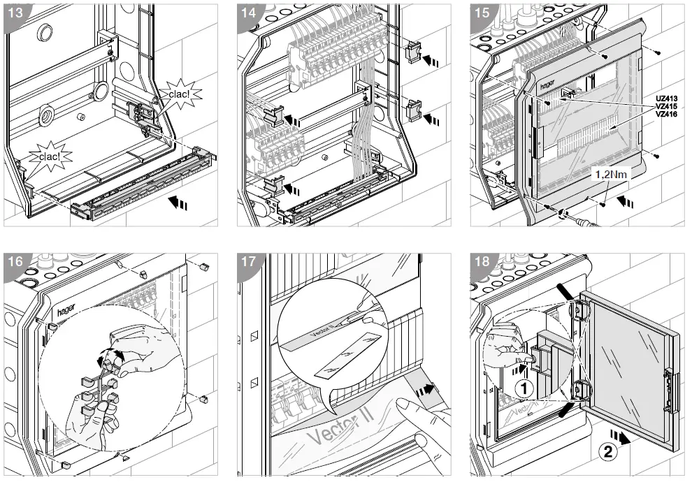 hager VE106U 6 Module Insulated IP55 Enclosure-10