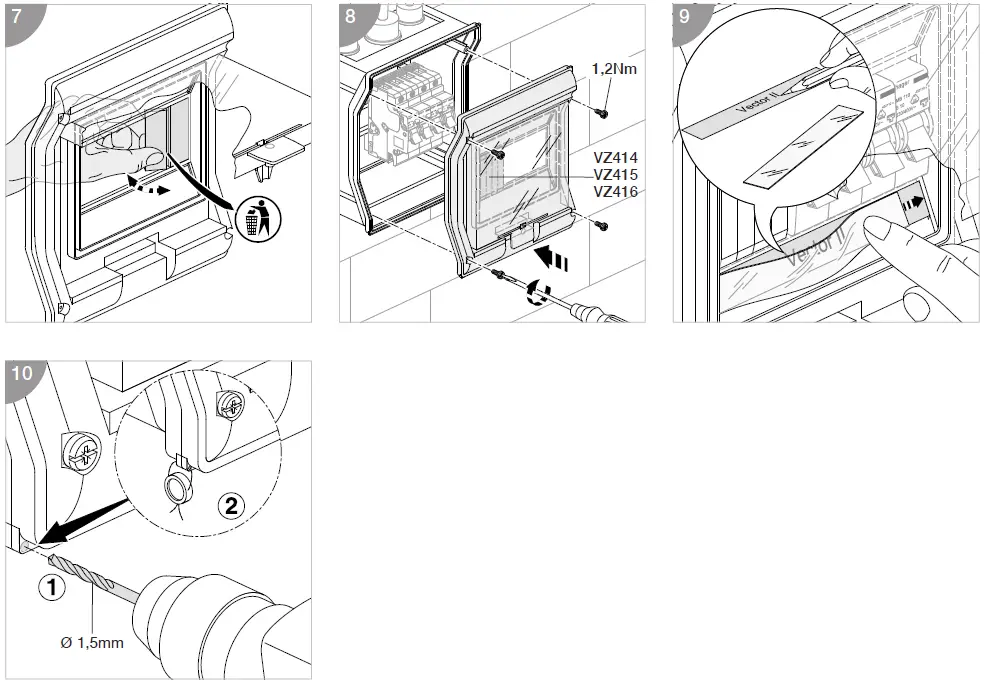 hager VE106U 6 Module Insulated IP55 Enclosure-7