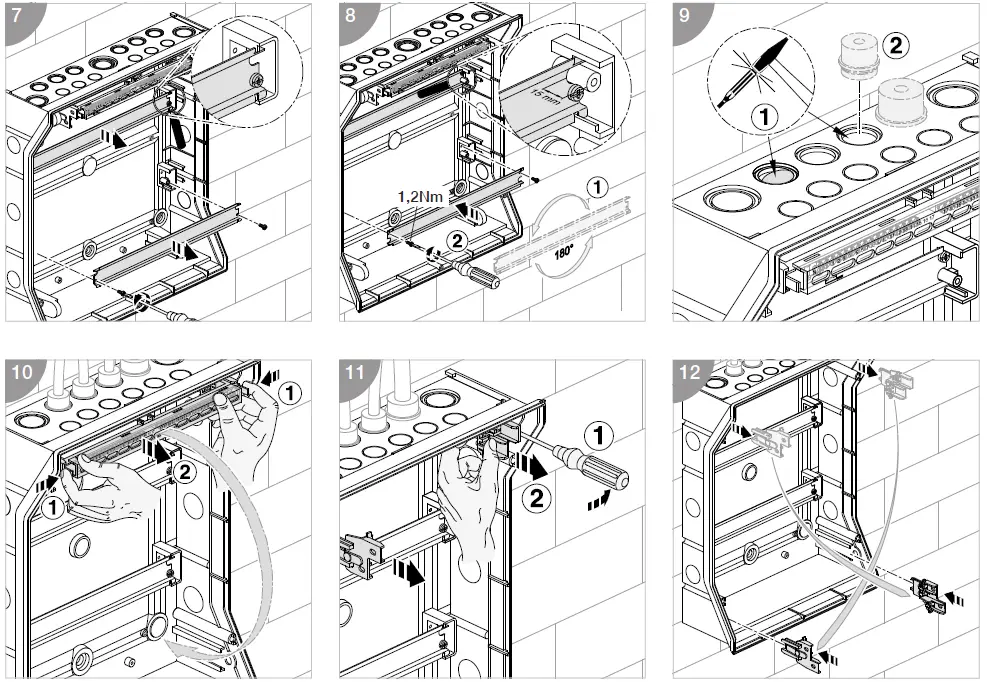 hager VE106U 6 Module Insulated IP55 Enclosure-9