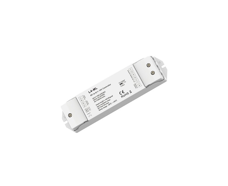 Superlightingled L4-ml Rf To 4 Channel 0/1-10v Led Dimmer User Manual