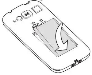FIG 4 Replace the battery cover