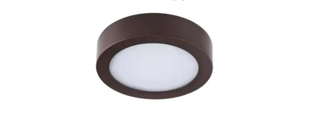 Run Bison Ljc-bmtd-g17cy13.5w-927-11-51 5.5 Inch 7 Inch Flush Mount Ceiling Light User Guide