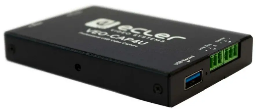 ECLER VEO CAP4U AV INTERFACES Professional USB Video Capture -