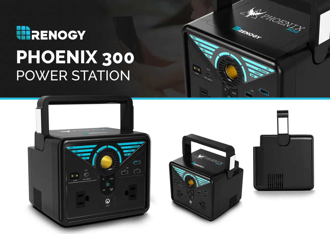 RENOGY 441R300PHX Phoenix 300 Power Station - fig 2