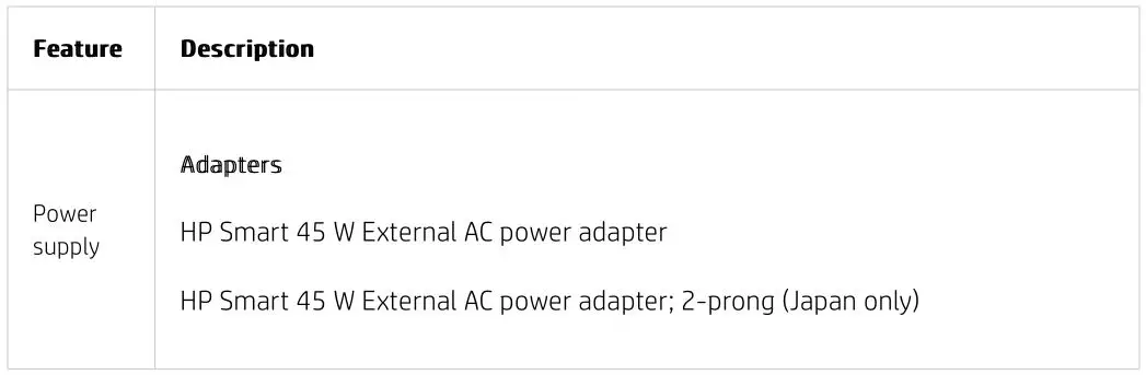 hp EliteBook 850 G8 Notebook PC - Power