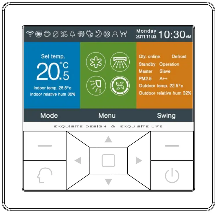 Haier YR E16B Programmable Wired Controller - FIG 1