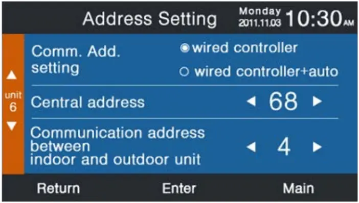 Haier YR E16B Programmable Wired Controller - FIG 70