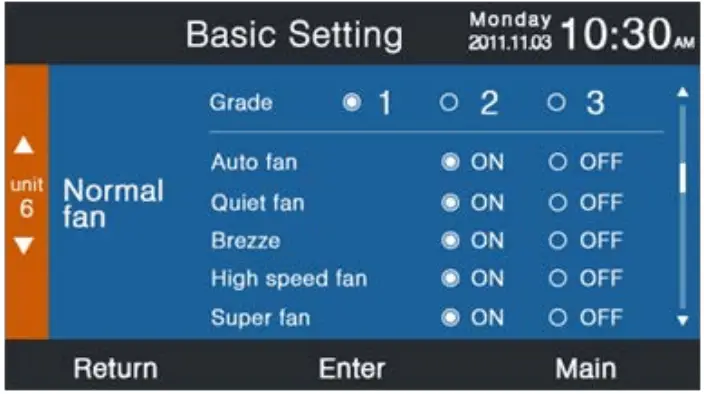 Haier YR E16B Programmable Wired Controller - FIG 71