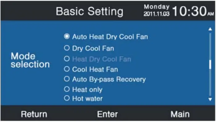 Haier YR E16B Programmable Wired Controller - FIG 72